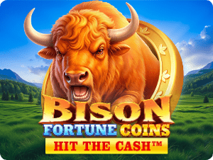 Capture d écran d un jeu de machine à sous disponible sur Wild Sultan, exemple de Bison Fortune Coins